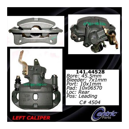 Centric Semi-Loaded Brake Caliper, Parts, 141.44528 141.44528
